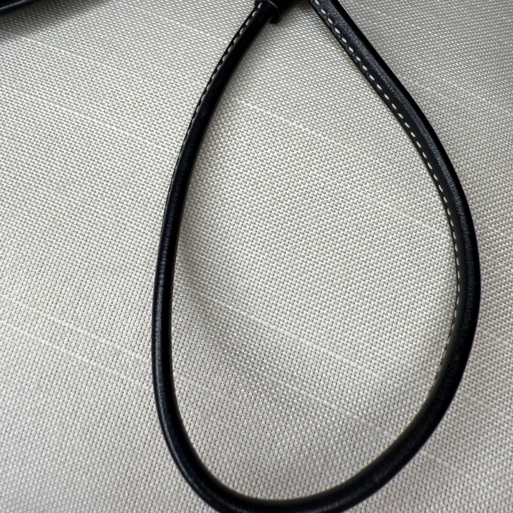 Coach Signature Black & Gray Canvas Wristlet - Picture 6 of 7
